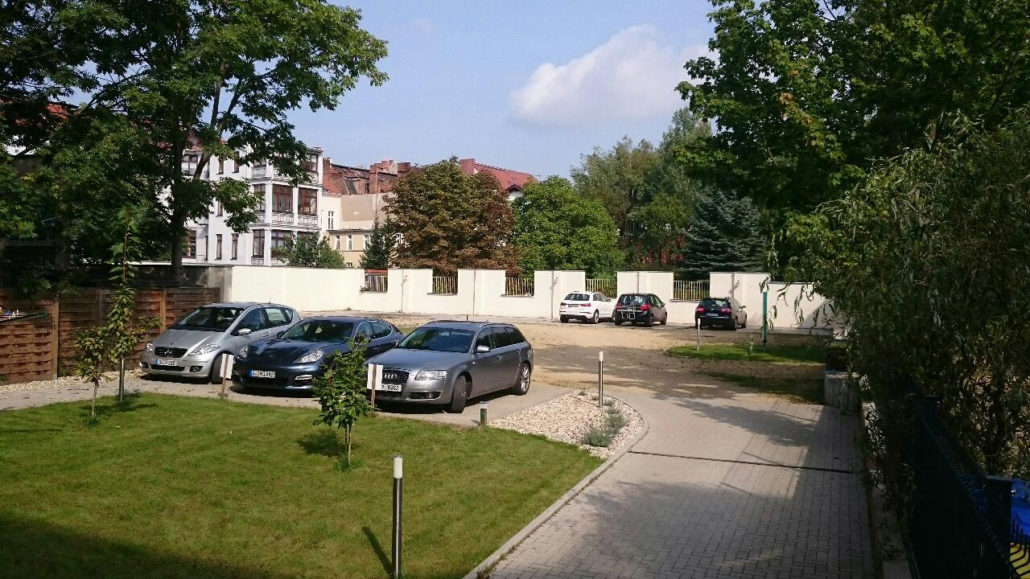 Parking lot, Pension ALBA, Goerlitz